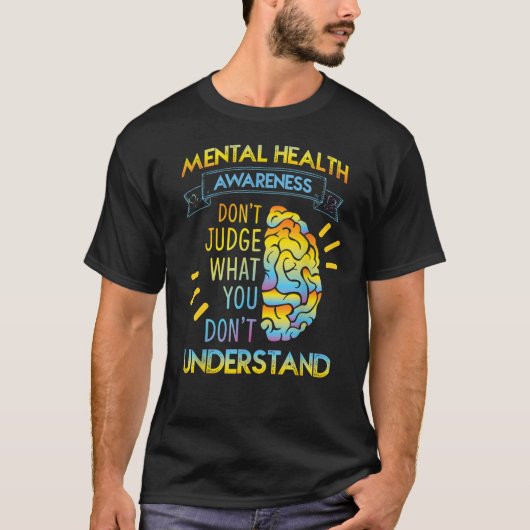 T-shirt Mois de sensibilisation à la santé mentale | Chois (Devant)