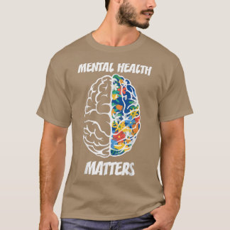 T-shirt Mois de sensibilisation à la santé mentale Matière