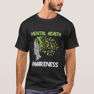 T-shirt Mois de sensibilisation à la santé mentale Mois Mo