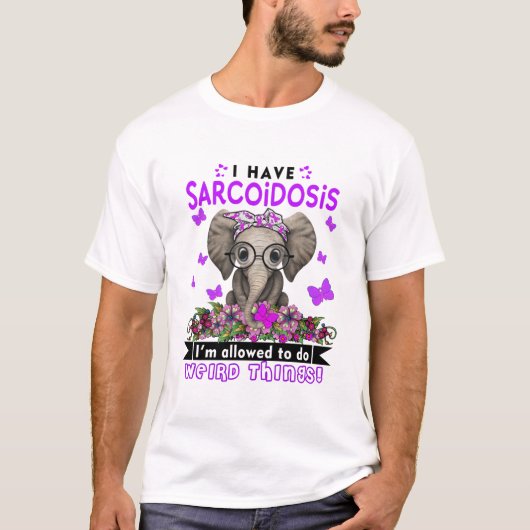 T-shirt Mois de sensibilisation à la sarcoïdose Cadeaux de (Devant)