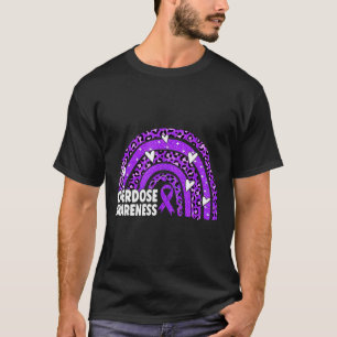 T-shirt Mois de sensibilisation à la surdose arc-en-ciel R