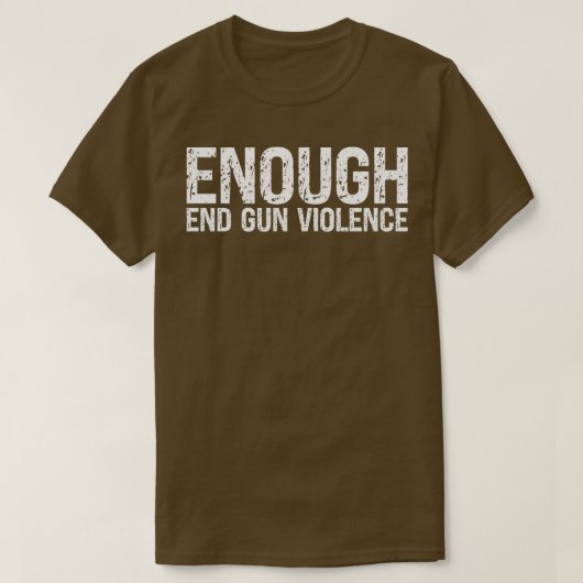 T-shirt Mois De Sensibilisation À La Violence Des Armes À  (Design devant)