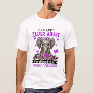 T-shirt Mois de sensibilisation à l'abus des aînés Cade