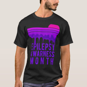 T-shirt Mois De Sensibilisation À L'Épilepsie En Novembre 