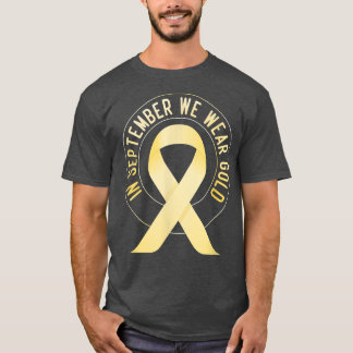 T-shirt Mois De Sensibilisation Au Cancer Chez L'Enfance E