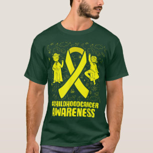 T-shirt Mois de sensibilisation au cancer chez l'enfant Ru