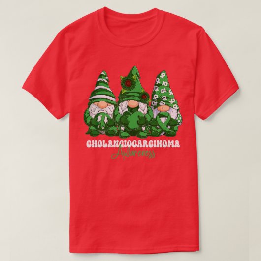 T-shirt Mois de sensibilisation au cholangiocarcinome Écra (Design devant)