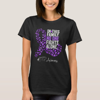 T-shirt Mois de sensibilisation au PTI Ruban violet