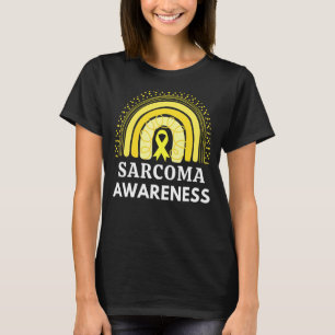 T-shirt Mois de sensibilisation au sarcome Pluie de ruban 