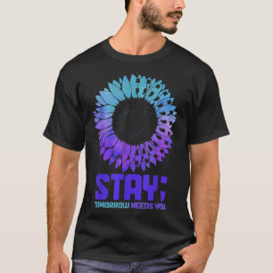 T-shirt Mois de sensibilisation au suicide Restez en santé