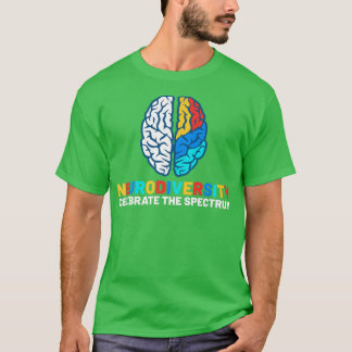 T-shirt Mois de sensibilisation autistique Neurodiversité 