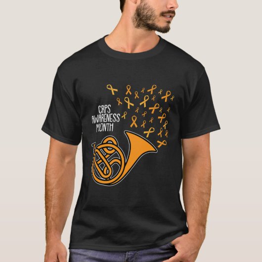 T-shirt Mois de sensibilisation aux Crps Complexe Douleur (Devant)