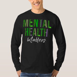 T-shirt Mois de sensibilisation Leopard Mental Health Matt