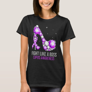 T-shirt Mois de sensibilisation Lupus talons les femmes so