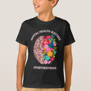 T-shirt Mois De Sensibilisation S Santé Mentale Chemise Fi
