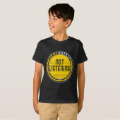 T-shirt Mois De Sensibilisation Sans Écouter Asl Lang (Devant entier)