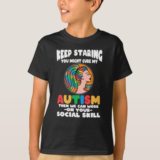 T-shirt Mois de sensibilisation sur l'autisme Autiste ASD (Devant)