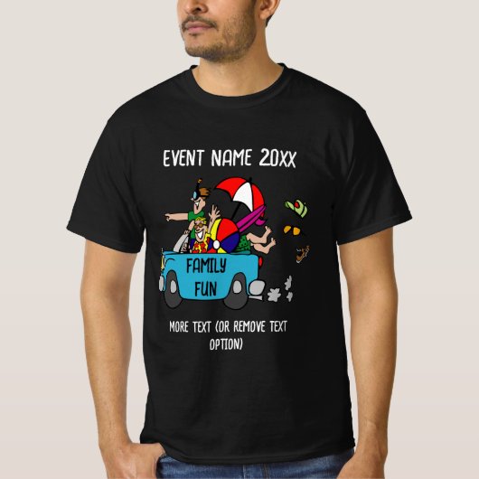 T-shirt Mois des loisirs en famille (Devant)