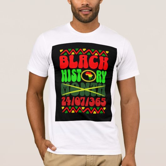 T-SHIRT MOIS D'HISTOIRE NOIRE (Devant)