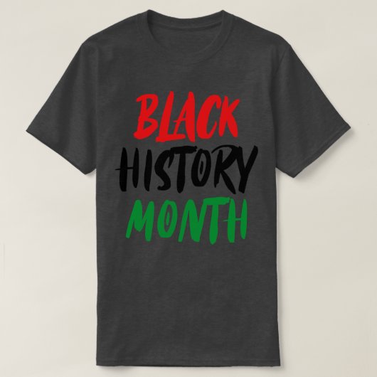 T-shirt mois d'histoire noire 1 (Design devant)