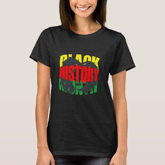 T-SHIRT MOIS D'HISTOIRE NOIRE 2026 (Devant)