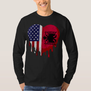 T-shirt Mois du patrimoine albanais d'Amérique Albanie Dra