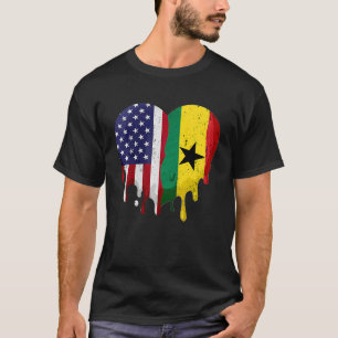 T-shirt Mois du patrimoine ghanéen américain Mois du patri