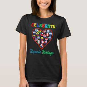 T-shirt Mois du patrimoine hispanique 2022 Nombre national