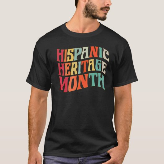 T-shirt Mois du patrimoine hispanique 2022 Nombre national (Devant)