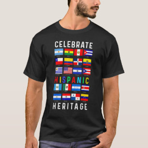 T-shirt Mois du patrimoine hispanique 2022 Nombre national