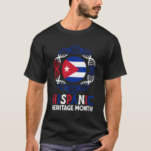 T-shirt Mois du patrimoine hispanique Adna Cuba Héritag pa