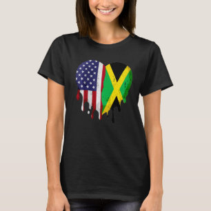 T-shirt Mois du patrimoine hispanique américain jamaïcain 