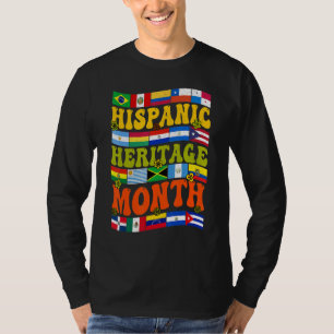 T-shirt Mois du patrimoine hispanique Américains latinos