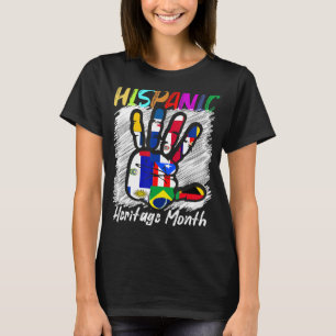 T-shirt Mois du patrimoine hispanique Chemise Enfants Garç