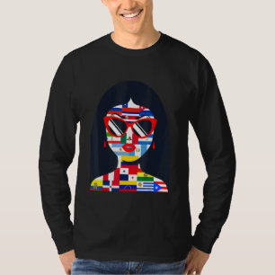 T-shirt Mois du patrimoine hispanique Drapeaux Hispanique