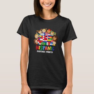 T-shirt Mois du patrimoine hispanique Enfants Garçon Fille