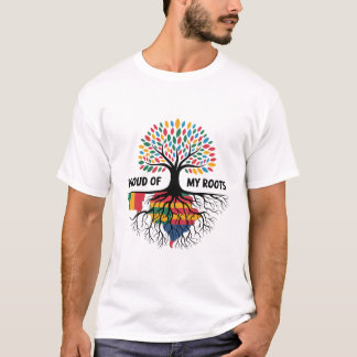 T-shirt Mois du patrimoine hispanique Fière de mes racines