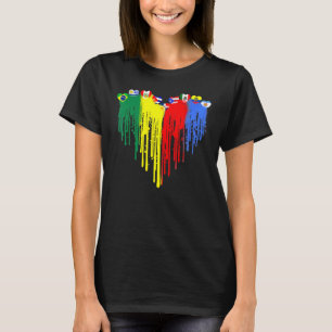 T-shirt Mois du patrimoine hispanique fiers hommes latino