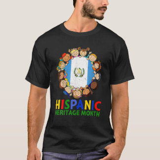 T-shirt Mois du patrimoine hispanique Guatemala Enfants Ga
