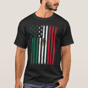 T-shirt Mois du patrimoine hispanique Mexique Drapeau amér