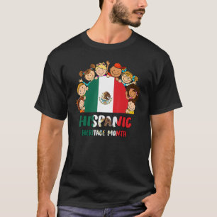 T-shirt Mois du patrimoine hispanique Mexique Pride Enfant