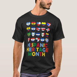 T-shirt Mois du patrimoine hispanique Mois du patrimoine l