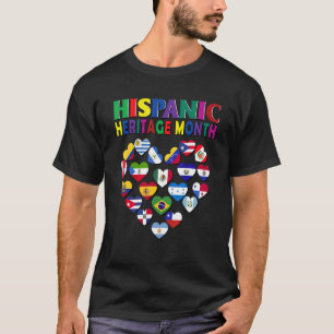 T-shirt Mois du patrimoine hispanique Mois du patrimoine l