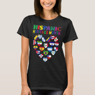 T-shirt Mois du patrimoine hispanique Mois du patrimoine l