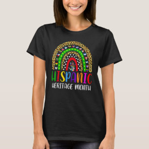 T-shirt Mois du patrimoine hispanique national Arc-en-ciel