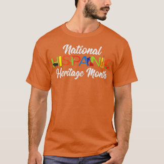 T-shirt Mois du patrimoine hispanique national Culture Hom