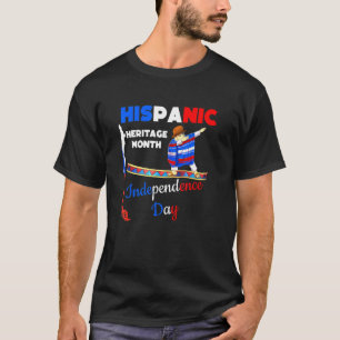 T-shirt Mois du patrimoine hispanique national du Chili In