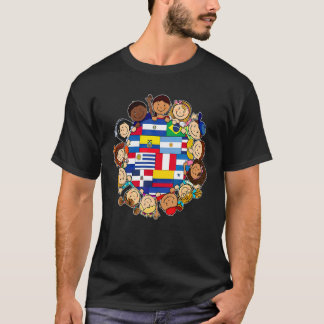 T-shirt Mois du patrimoine hispanique national Garçons Fil