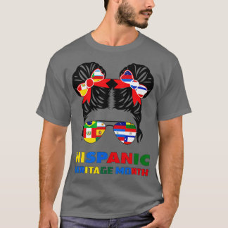 T-shirt Mois du patrimoine hispanique national Latina Wome