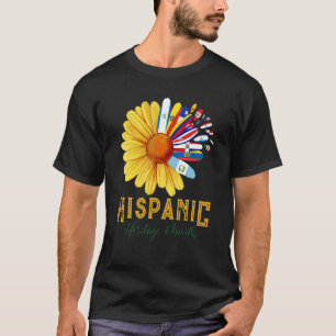 T-shirt Mois du patrimoine hispanique National Latino Joli